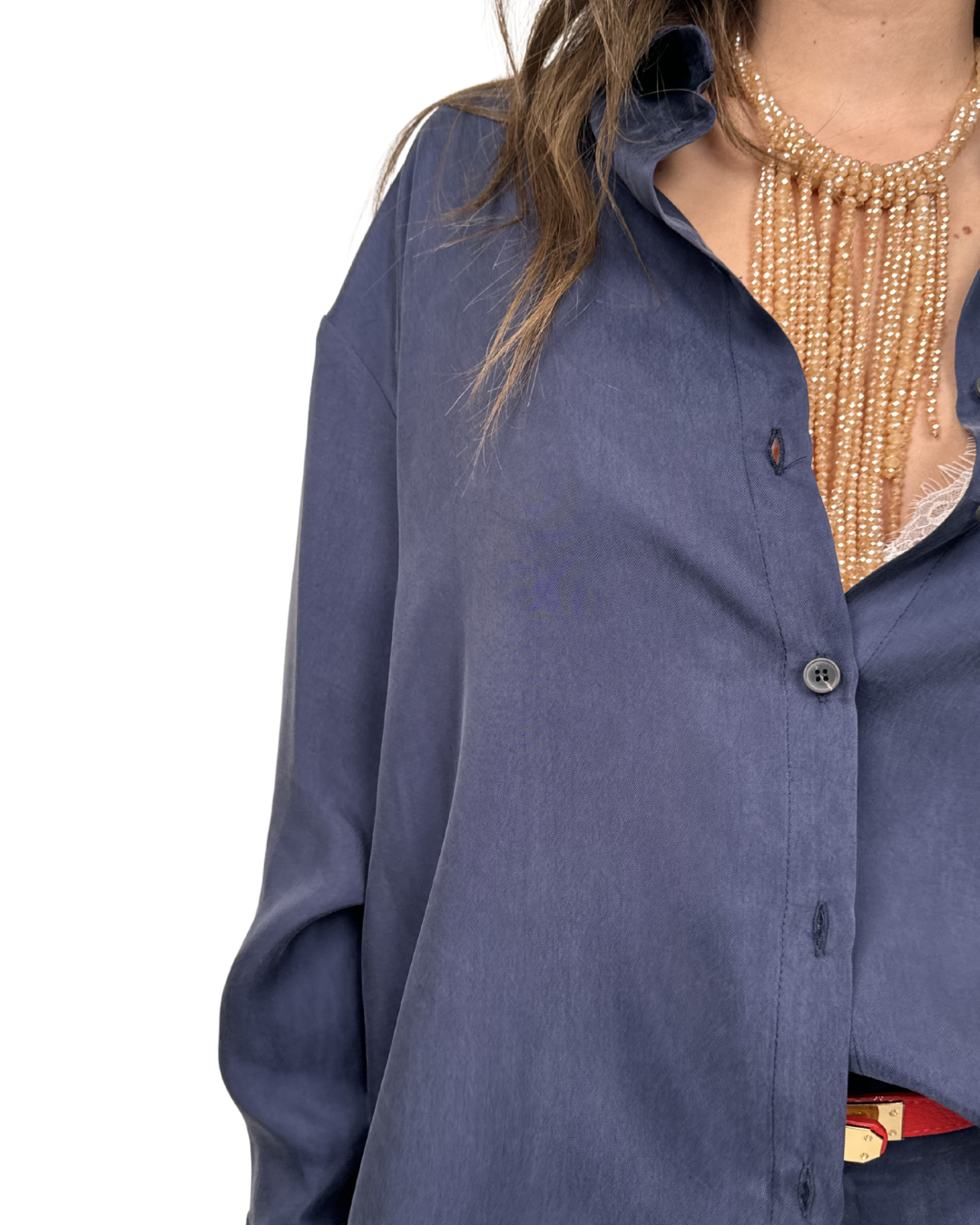 Camicia Blu Tensione In