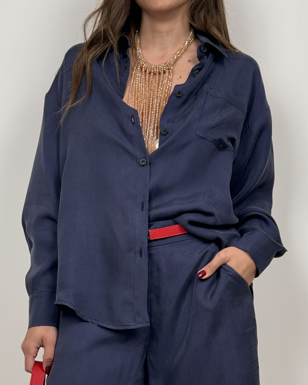 Camicia Blu Tensione In