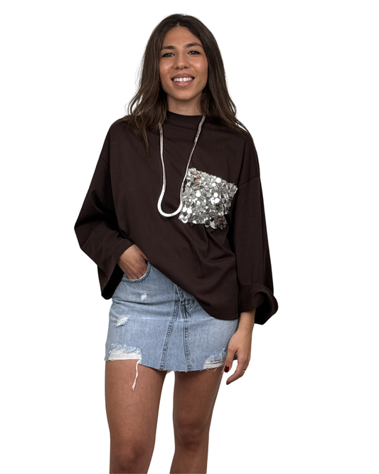 Maglia Marrone