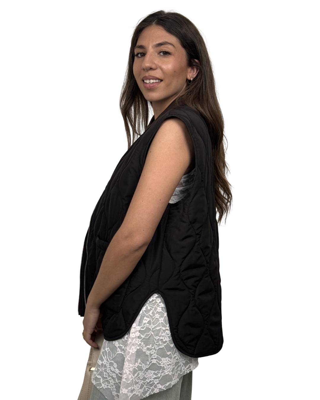Gilet Trapuntato Moro