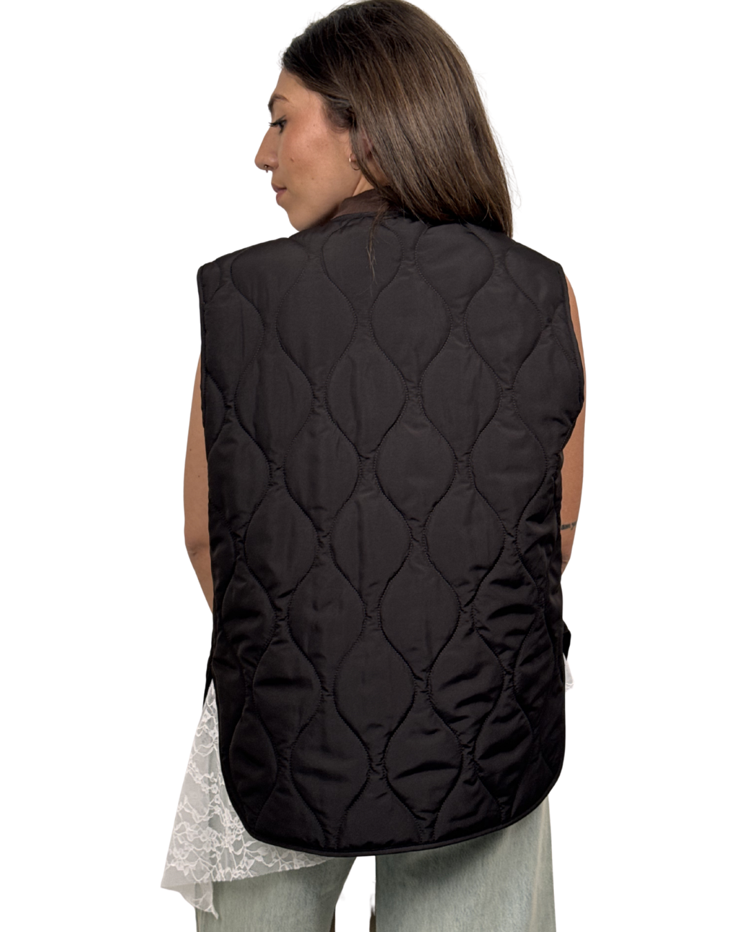 Gilet Trapuntato Moro