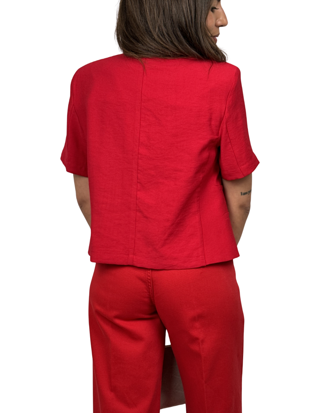 Giacca Mezza Manica Rosso Haveone