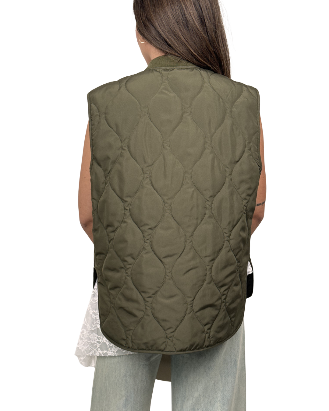 Gilet Trapuntato Verde