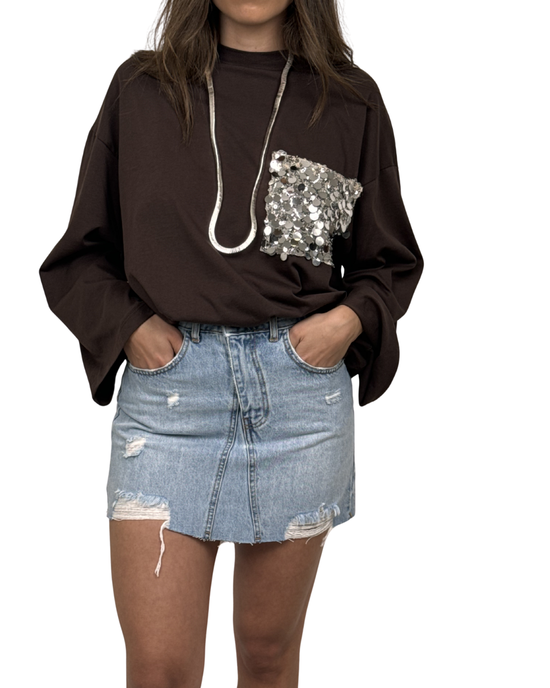 Maglia Marrone