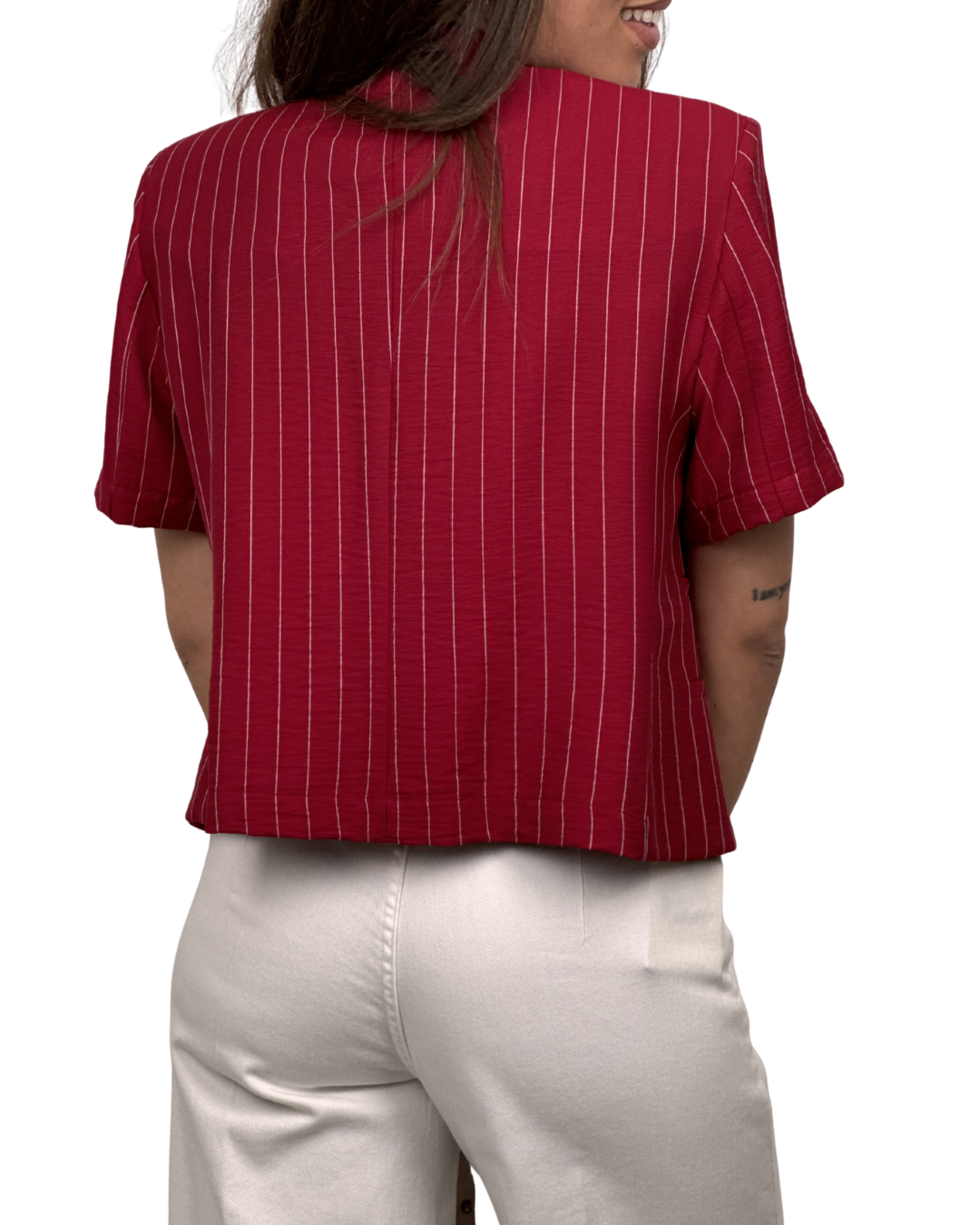 Giacca Mezza Manica Rosso Haveone