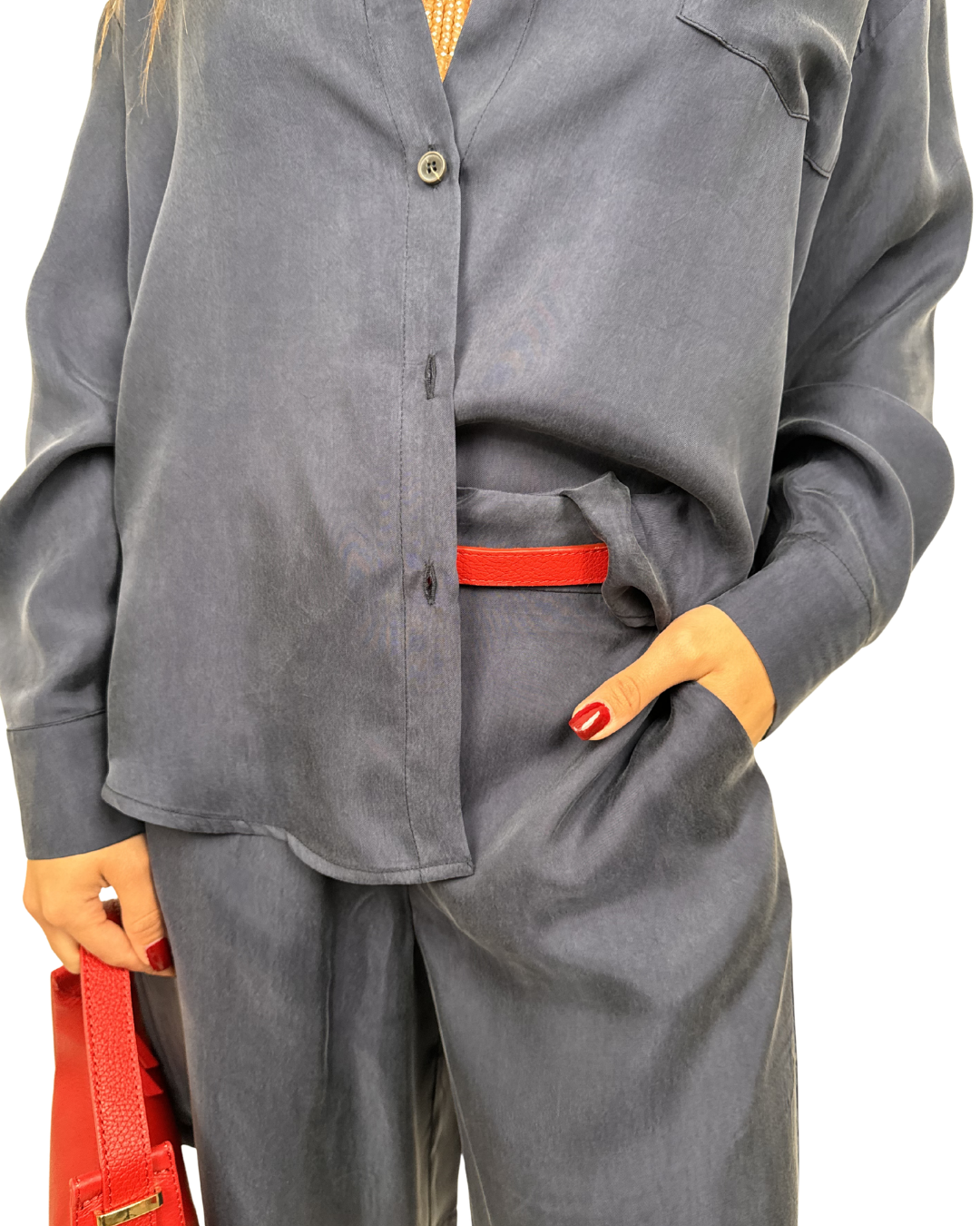 Camicia Blu Tensione In